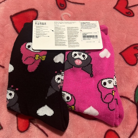 My melody and kuromi socks! Two pairs! - Picture 3 of 3